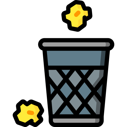 Paper bin Basic Miscellany Lineal Color icon
