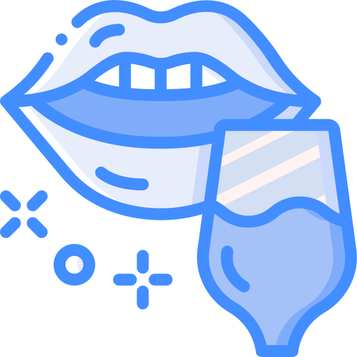 Wine tasting Basic Miscellany Blue icon