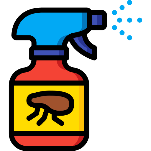Fleas Basic Miscellany Lineal Color icon