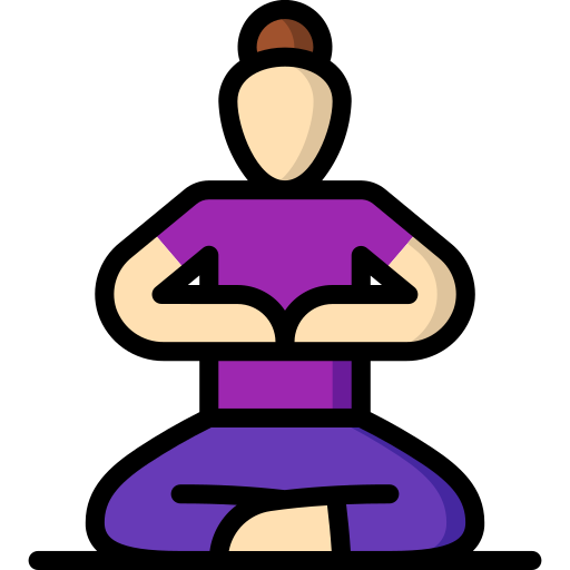 meditation Basic Miscellany Lineal Color icon