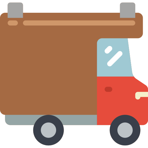 Truck Basic Miscellany Flat icon