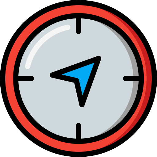 Compass Basic Miscellany Lineal Color icon