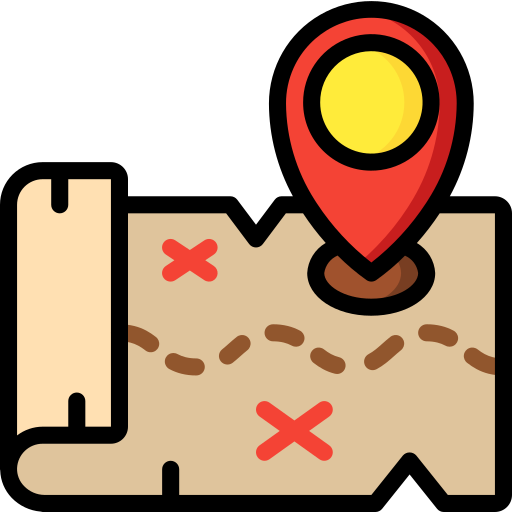 Location Basic Miscellany Lineal Color icon