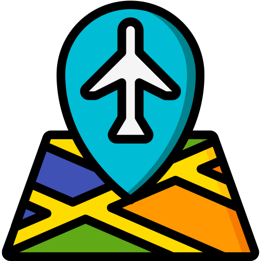 lotnisko Basic Miscellany Lineal Color ikona