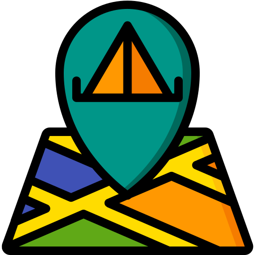 キャンプ Basic Miscellany Lineal Color icon