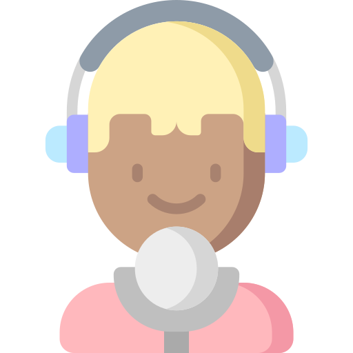 podcaster Special Flat icono