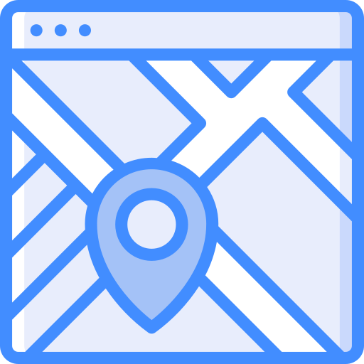 地図 Basic Miscellany Blue icon