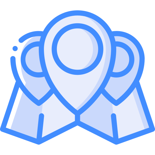 Maps Basic Miscellany Blue icon