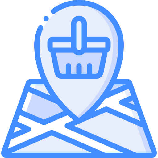 geschäft Basic Miscellany Blue icon
