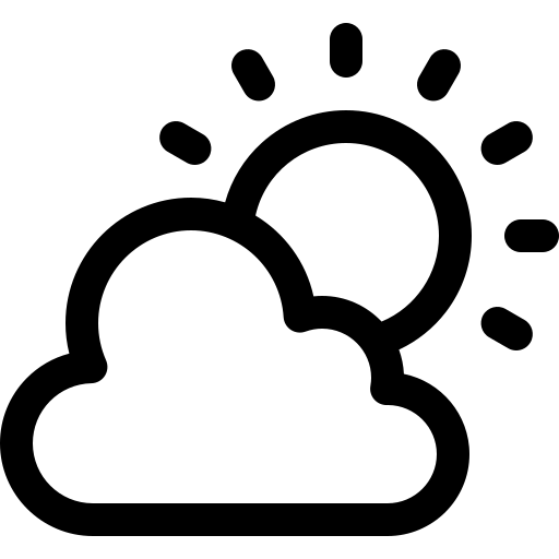 pogoda Basic Rounded Lineal ikona