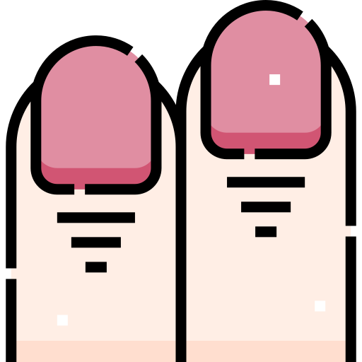 finger Detailed Straight Lineal color icon