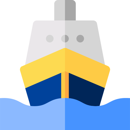 crucero Basic Rounded Flat icono
