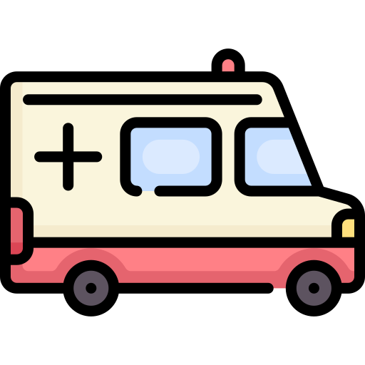 ambulancia Special Lineal color icono