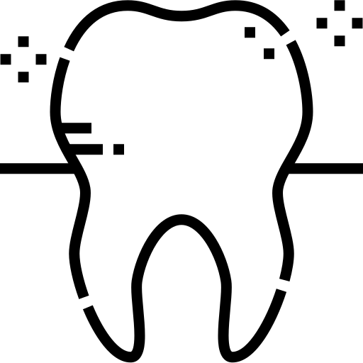 zahn Detailed Straight Lineal color icon