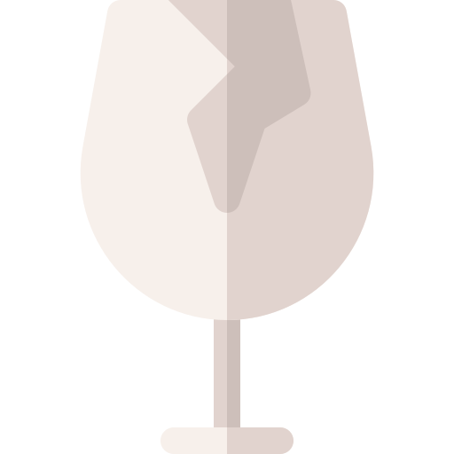 vaso Basic Rounded Flat icono