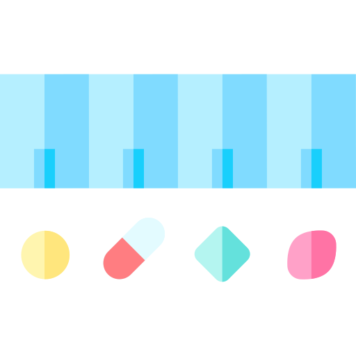 pillendose Basic Straight Flat icon