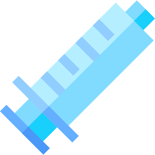 Syringe Basic Straight Flat icon