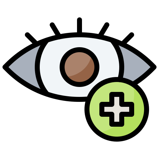 Eye Generic Outline Color icon