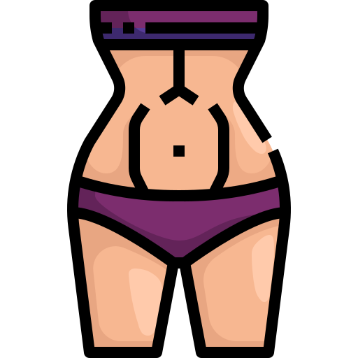 Waist Justicon Lineal Color icon