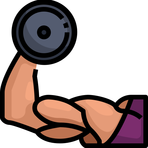 Weightlifter Justicon Lineal Color icon