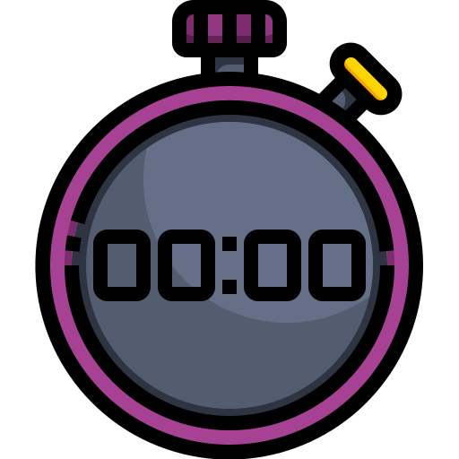 Stopwatch Justicon Lineal Color icon