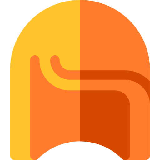 perücke Basic Rounded Flat icon