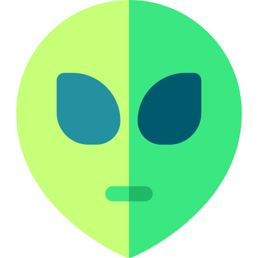 Инопланетянин Basic Rounded Flat иконка