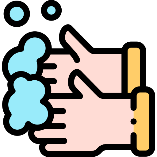 hand waschen Detailed Rounded Lineal color icon
