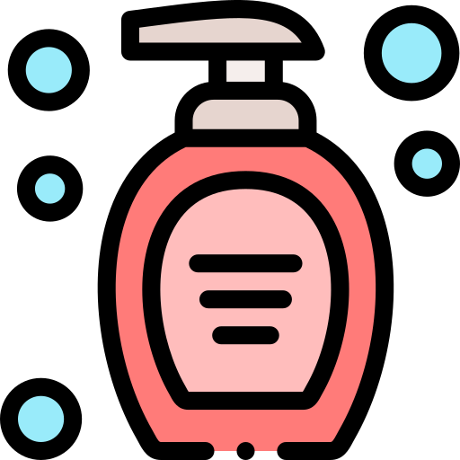 Liquid soap Detailed Rounded Lineal color icon