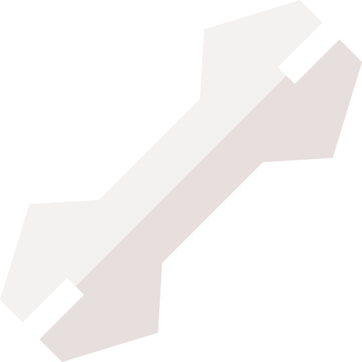 Wrench Basic Straight Flat icon