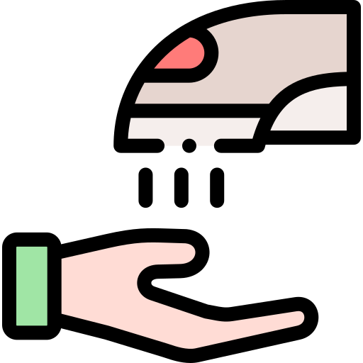 핸드 드라이어 기 Detailed Rounded Lineal color icon