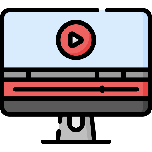 ビデオストリーム Special Lineal color icon