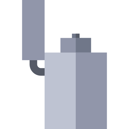 encendedor Basic Straight Flat icono
