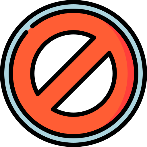prohibido Special Lineal color icono