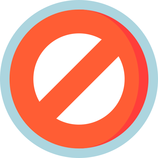 Prohibited Special Flat icon