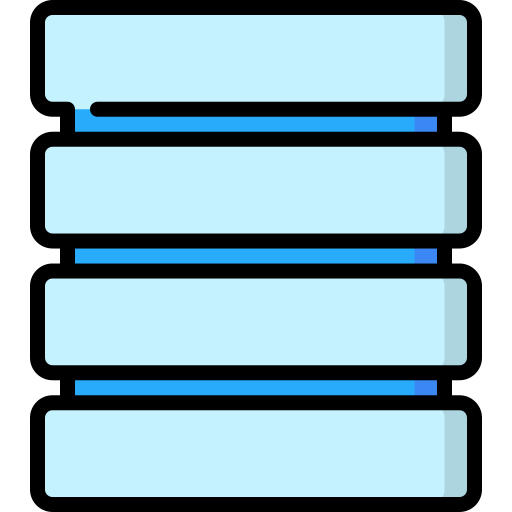 base de datos Special Lineal color icono