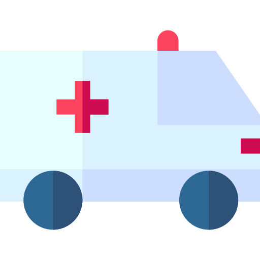 krankenwagen Basic Straight Flat icon