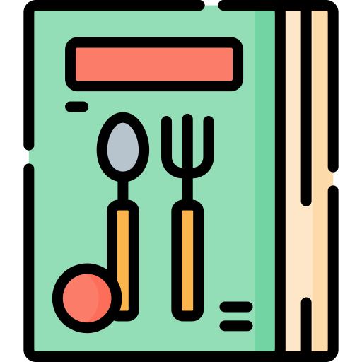 Кулинарная книга Special Lineal color иконка