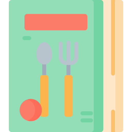 libro di cucina Special Flat icona
