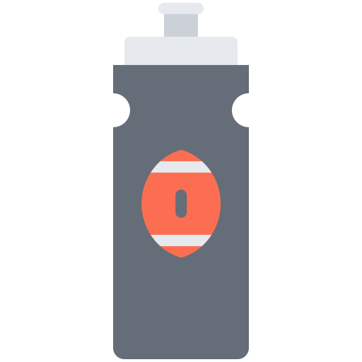 butelka wody Coloring Flat ikona