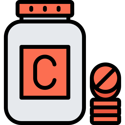 비타민 c Coloring Color icon