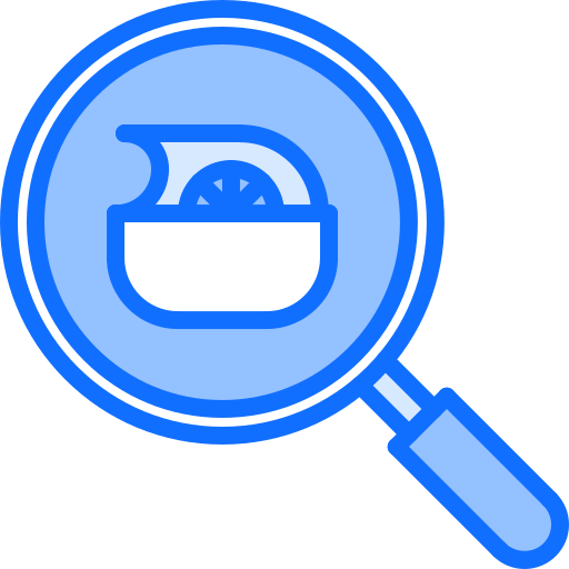 Search Coloring Blue icon