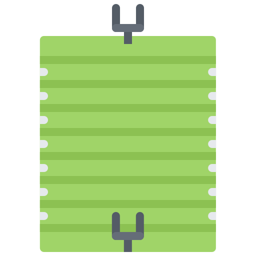 pole Coloring Flat ikona