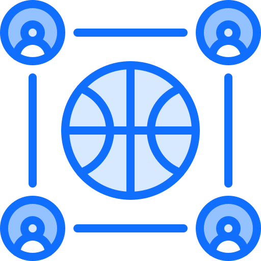 Team Coloring Blue icon