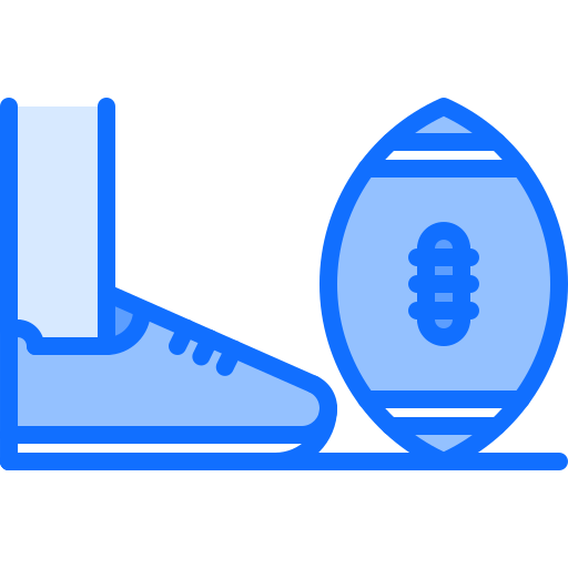 Foot Coloring Blue icon