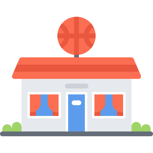 Store Coloring Flat icon