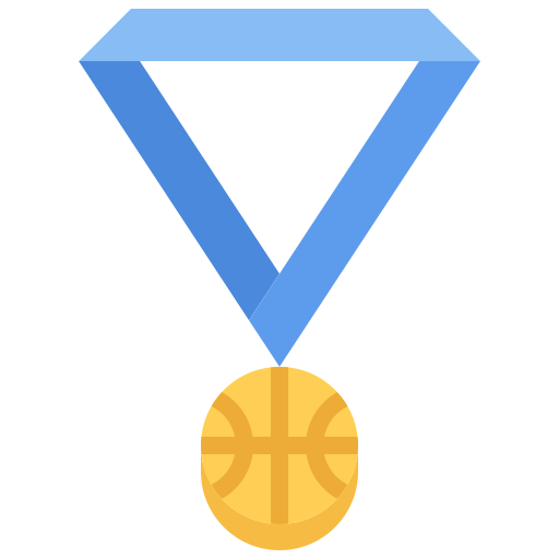 Medal Coloring Flat icon