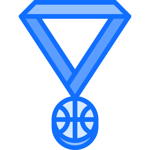 medaille Coloring Blue icon