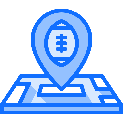 Location Coloring Blue icon