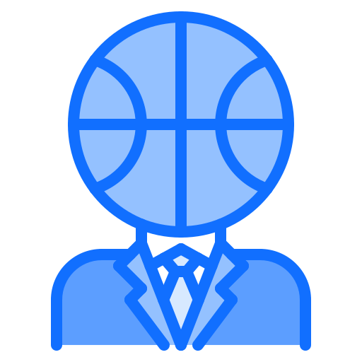 giocatore di basket Coloring Blue icona